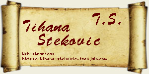 Tihana Steković vizit kartica